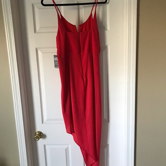 Angled coral dress - Picture 3 of 3